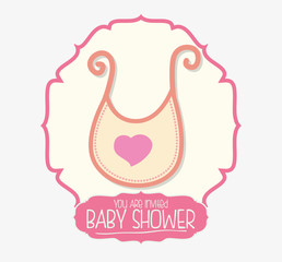Baby shower invitation card