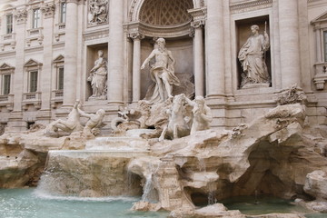 Naklejka premium Fontaine de Trevi à Rome, Italie