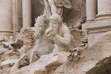 Fototapete Brunnen Trevi-Brunnen in Rom, Italien