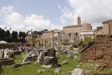 Forum antique romain à Rome, Italie