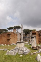Site archéologique du Forum antique romain à Rome, Italie