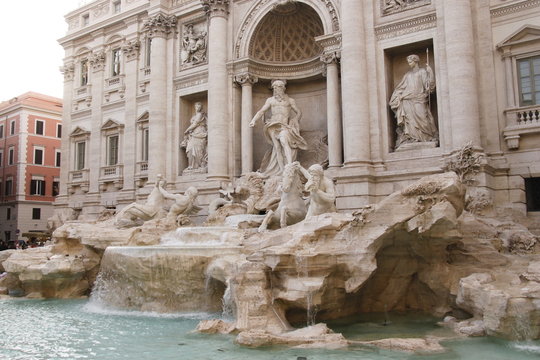 Fontaine de Trevi à Rome, Italie