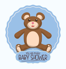 Baby shower invitation card