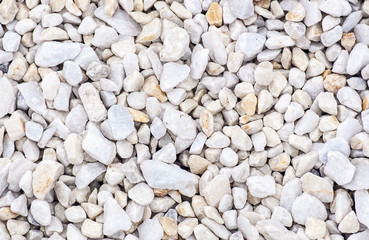 Close-up stone Road at the Garden - pebble background