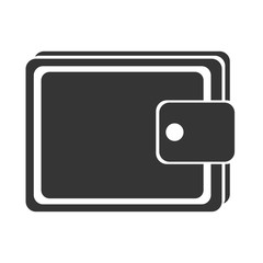 black and white man wallet,vector graphic