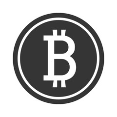 black money coin icon bitcoin signal,vector graphic