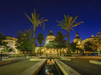 The beautiful Pasadena City Hall near Los Angeles, California