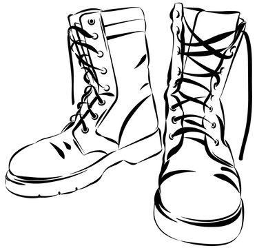 Combat Boots Vector Images – Browse 5,098 Stock Photos, Vectors, and Video  | Adobe Stock