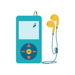 Music device flat icon.