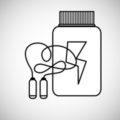 Healthy lifestyle design. bodycare icon. flat illustration, vect