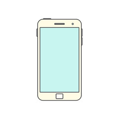 Mobile Phone line icon.