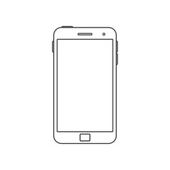 Mobile Phone line icon.