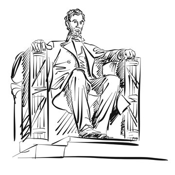 Abraham Lincoln Skizze