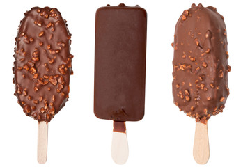 Ice cream isolated on white