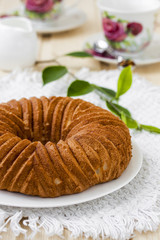 white angel cake