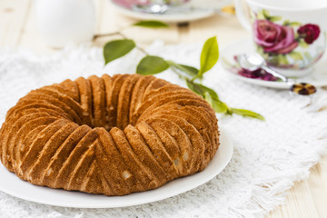 white angel cake