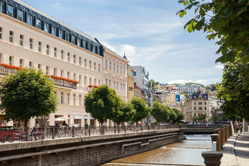 embankment of Tepla river