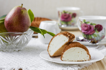 white angel cake