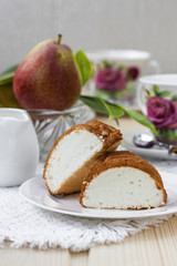 white angel cake