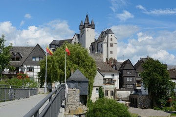Fototapeta na wymiar Grafenschloß in Diez an der Lahn