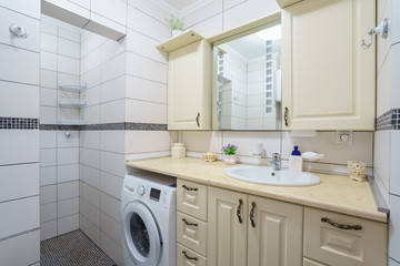 Interior of a bathroom in a guest house