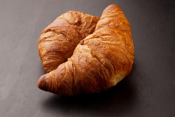 crunchy, fresh from the oven croissants for good start of the day. 