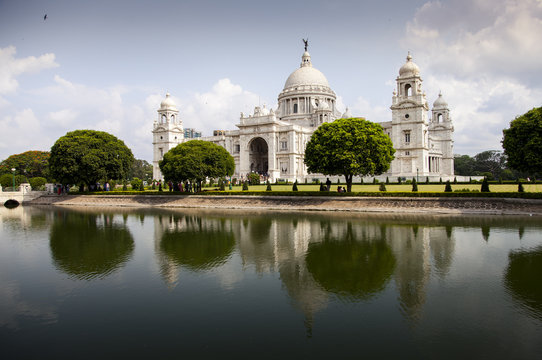 Victoria Memorial in Calcutta, India