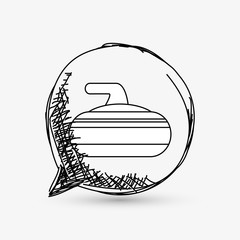 Winter design. Season icon. Colorfull illustration, vector graph