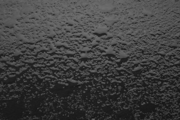 Water drop black background