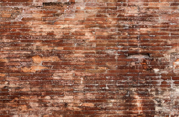 red brick wall vintage