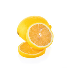 lemon isolated on  white background