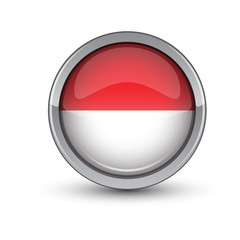 flag button indonesia