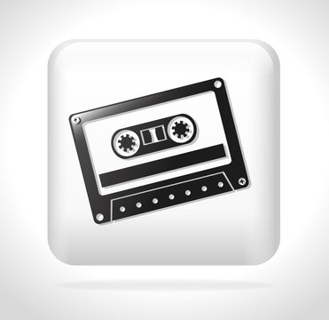 cassette tape isolated icon design