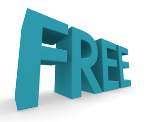 For free concept 3d rendering