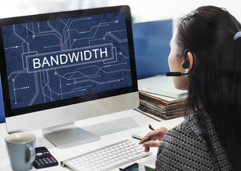 Bandwidth Internet Online Connection Technology Concept