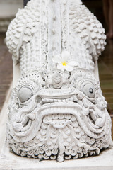 Lion guardian statue Thailand