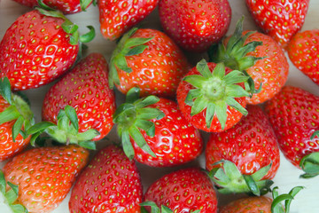 Strawberry fruit background (Other names are Fragaria, strawberr