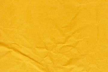 Yellow Crumpled Paper Background./Yellow Crumpled Paper Background