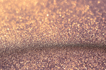 Brown Glitter Texture Macro