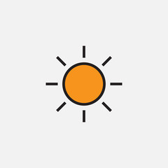 Sun icon