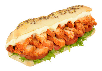 Chicken Tandoori Sandwich Sub Roll