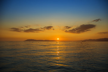 Obraz premium Sunset on the seascape