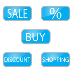 Web button for shooping and online shop