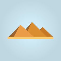 egypt pyramids vector illustration