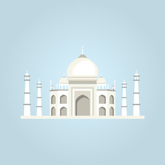 Taj Mahal vector illustration