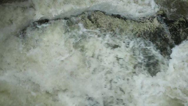 Rapid flowing mountain stream