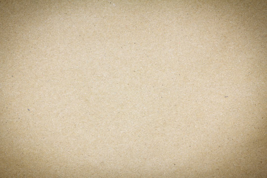 Brown paper sheet. Closeup recycled brown paper texture. Recycled rown paper background with copy space for text or image.