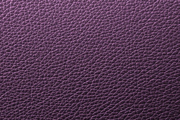 Closeup purple leather texture. leather background. and  leather surface for design. Leather skin with copy space for text or image.