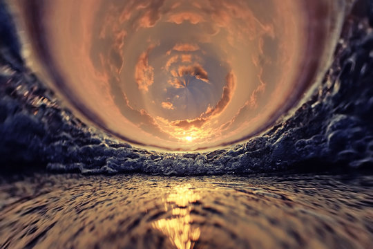 water sea sunset surf swirl of background