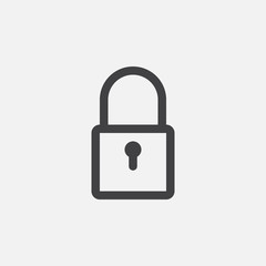 lock icon, encryption symbol